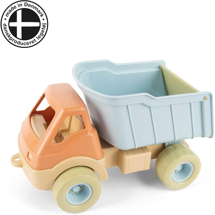 Dantoy - Bio Truck – From 2 Years - Large truck with plenty of space on the cargo bed - Toy - Made of bioplastic - For imaginative role-playing - Machine washable - Made in Denmark