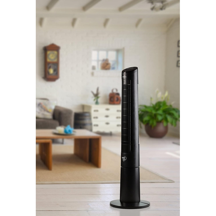 Вентилятор настільний Ariete 805, 48 Вт, з осциляцією 180°, дисплеєм, 3 швидкості, 3 режими, таймер до 7,5 год, чорний