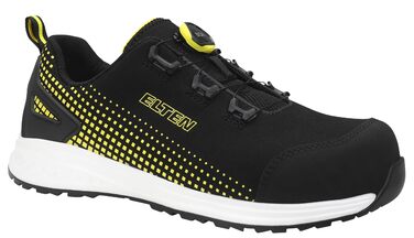 Черевики безпеки ELTEN Joran Boa® Yellow Low ESD S3, 45 EU, чорний