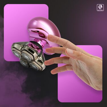 Тріммер для тіла та голови Skull Shaver Butterfly Kiss Pro – жіночий електричний триммер, рожевий