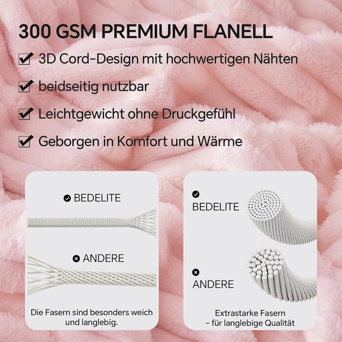 М'яка ковдра BEDELITE з фланелі, 125x150 см, чорна, для дивана, декору, кімнати