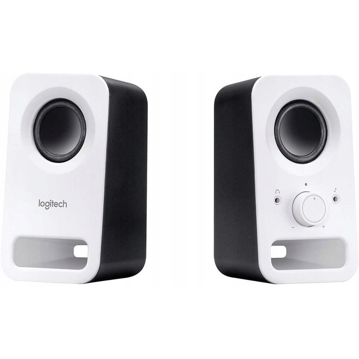 Комп'ютерні колонки Logitech Z150 2.0, 6 Вт RMS, Jack 3,5 мм, білі