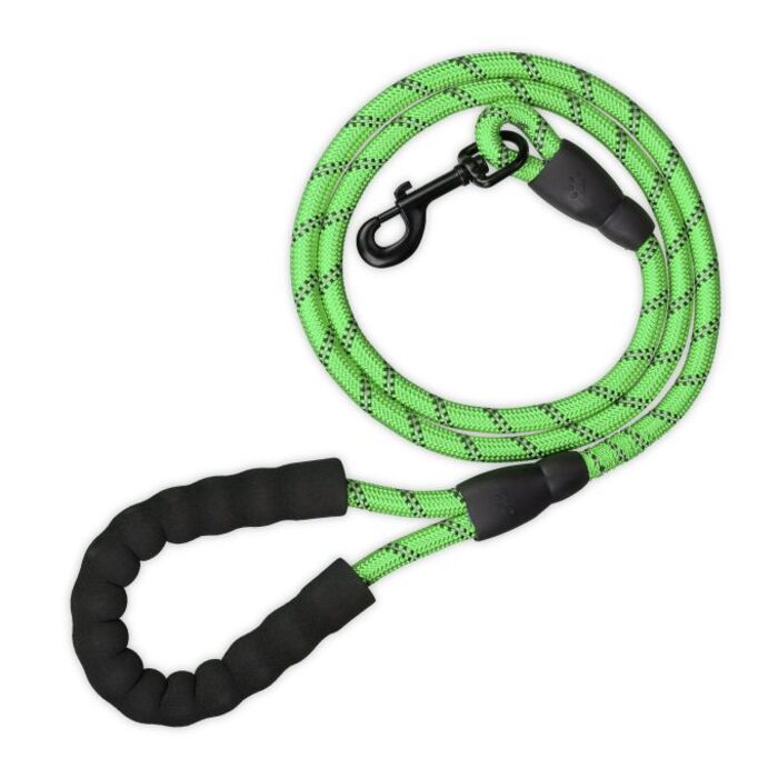 Relaxdays Padded Dog Leash Green 150 cm
