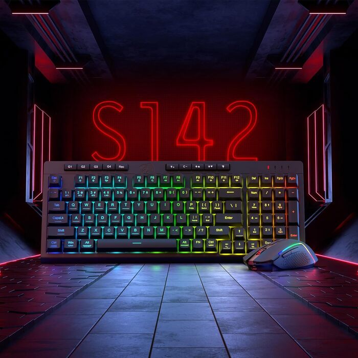 Redragon Комплект ігрової клавіатури та миші BS142 - K515 PRO RGB та M693 PRO, 98 клавіш
