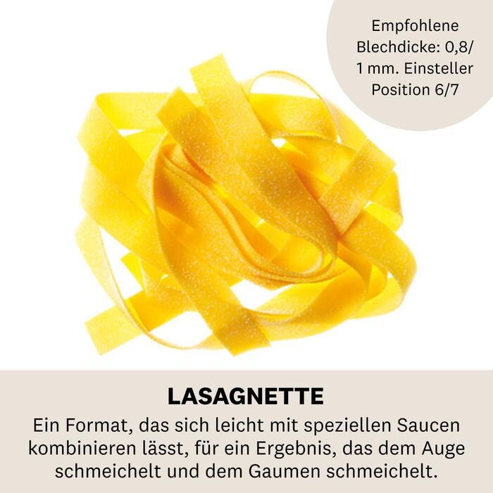 Насадка для пасти Marcato Atlas Lasagnette, сталь, срібляста, 23x20x16 см