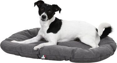 Кішка лежанка Lucca сірого кольору Kerbl (117x75 см), м'яке ліжко для тварин