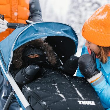Дитячий зимовий конверт для коляски Thule Sport, чорний