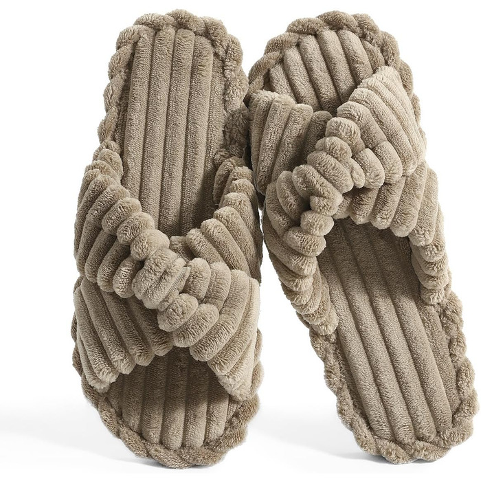 Жіночі домашні тапочки Star Vibe: м'які, теплі, коричневі, 42/43 EU