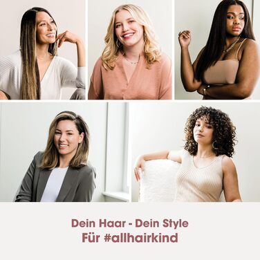 Фен Shark FlexStyle Multi: 3-в-1 для догляду за волоссям, Auto-Wrap, без пошкодження, для всіх типів волосся (чорний/рожеве золото)