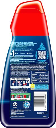 Рідкий засіб для посудомийних машин Finish Powergel, мультифункціональний, з ефектом знежирення, без запаху, 120 мийок (4 упаковки по 30, 7.2 л)