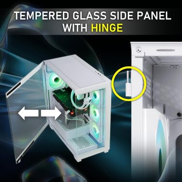 Корпус ПК BitFenix CETO Premium Edition Mid Tower (білий)
