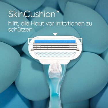Смінні леза для жіночої бритви Gillette Venus Smooth, оригінальні, 16 шт, сині