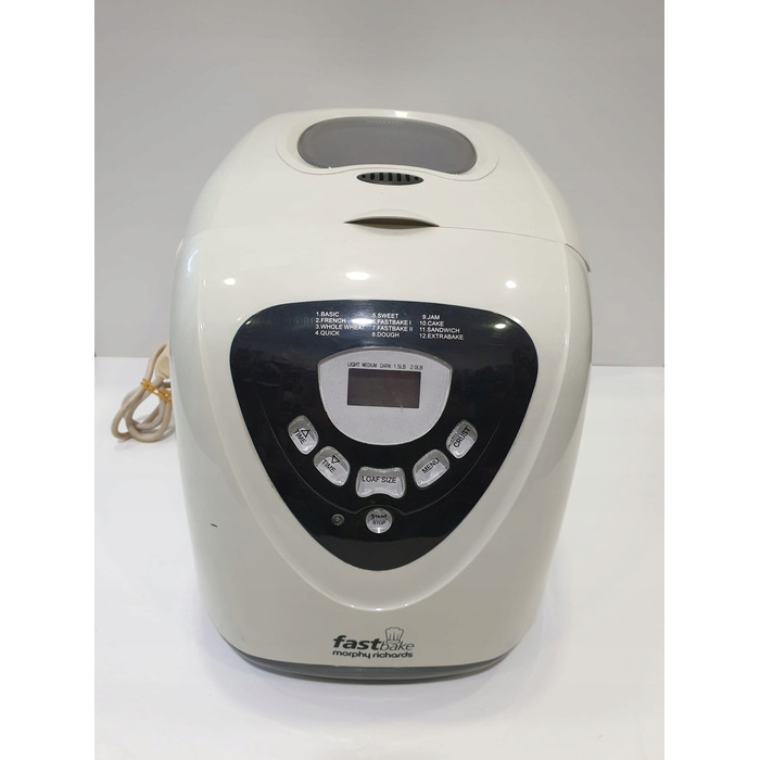Хлібопічка Morphy Richards 48281, біла, 600 Вт