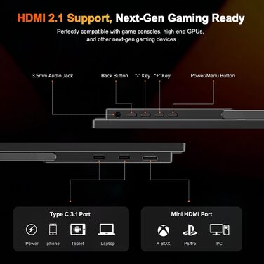 UPERFECT Монітор портативний 16