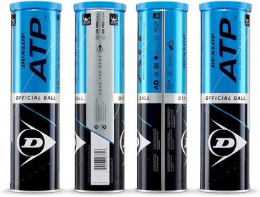 Dunlop ATP Official Tennis Balls - 12 Pack (3 x 4)