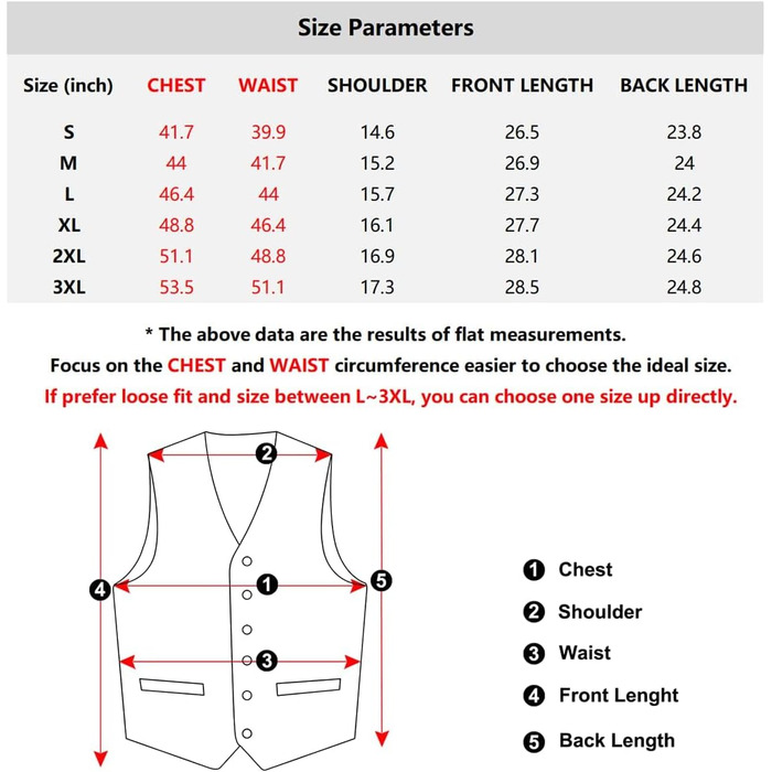 Костюмний жилет DiBanGu 5 шт. (жилет, краватка, нагрудна хустинка, запонки, кільце для краватки) XL, зелений/чорний