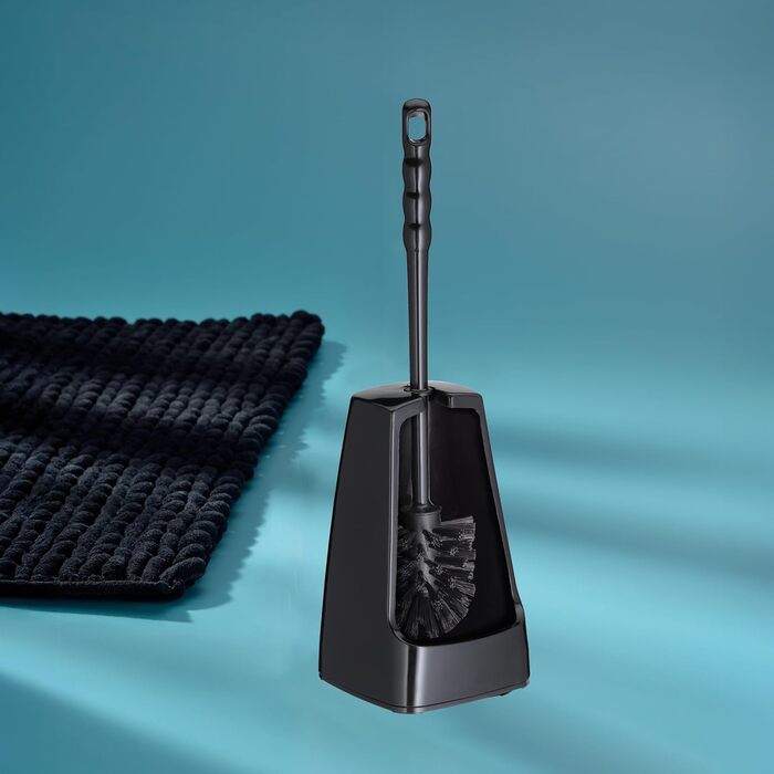 Набір для чищення унітазу Levin (Чорний), 38 см, з контейнером