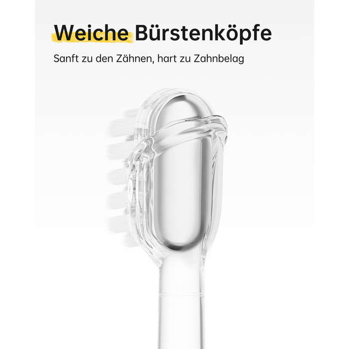 Laifen Wave Spezial Electric Toothbrush - Oscillating & Vibrating Sonic Toothbrush for Adults with App, 2 Brush Heads (Gray)