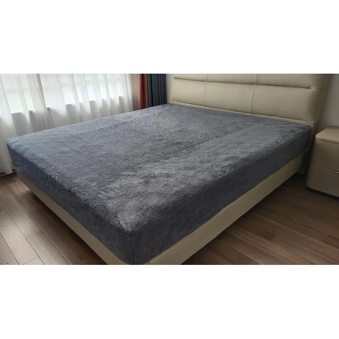 Наволочки John Aird Teddy-Fleece, сірі, 50x75 см, преміум якість, King Size