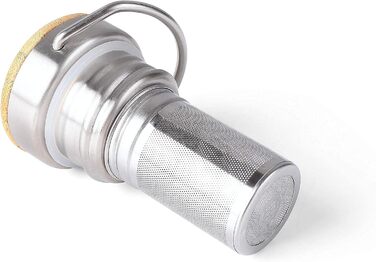 Термос-пляшка 1л: термопляшка, ізотермічна пляшка, зберігає холод 25 годин/тепло 13 годин, без BPA, для походів, активного відпочинку, велосипеда, офісу (сито для чаю, 750 мл)