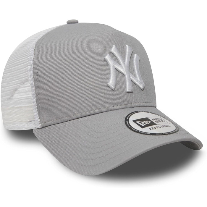 Кепка New Era Clean Trucker 2 Adjustable Cap NY Yankees Gray White - Офіційний мерч New York Yankees
