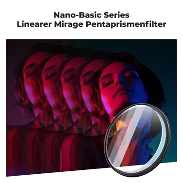 Фільтр K&F Concept 67mm Mirage Pentaprism з оптичного скла для камери - Nano-B серія