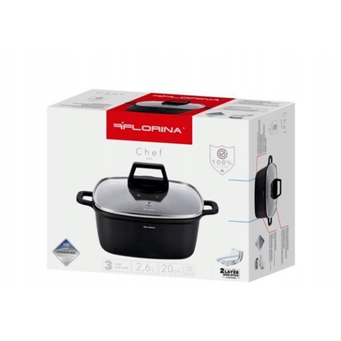 Каструля традиційна Florina Chef, 4,6 л