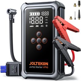 Пауербанк для автомобіля 5000A з пусковим струмом, компресором 150 PSI, USB-C: Запуск бенз./диз. двигунів