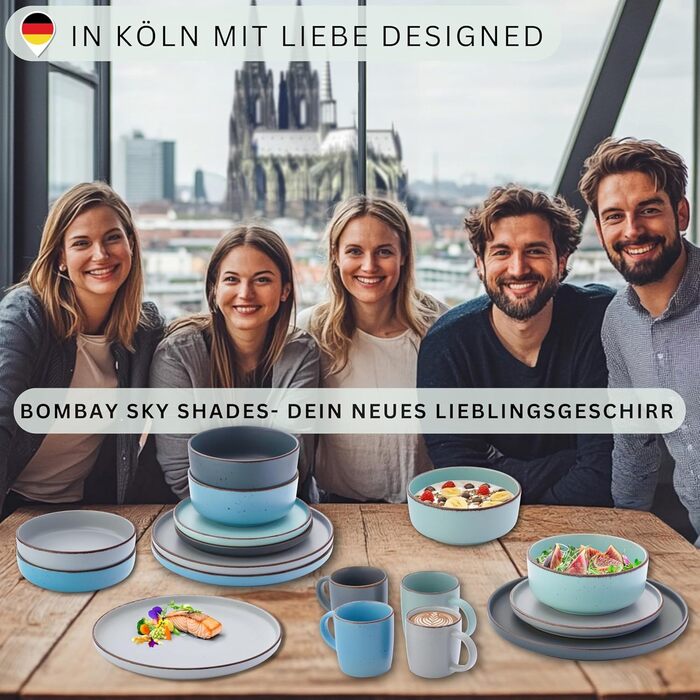 Набір керамічних мисок Sänger VALUE COLLECTION (4 шт.), 700 мл, фіолетовий, для мюслі, для 4 осіб, мийок в посудомийній машині, мікрохвильовій печі, стійкі до подряпин