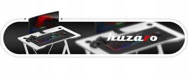 Ігровий стіл Huzaro Hero 1.4 White, 100 см