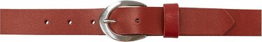 Жіночий шкіряний ремінь fashionchimp Basic, червоний, 2.8 см, Made in Germany