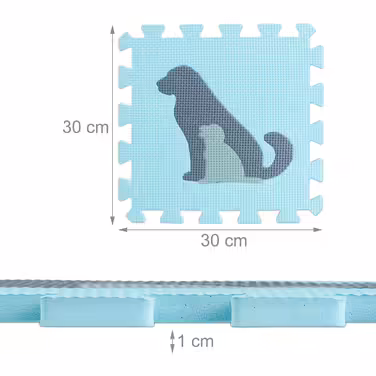 Relaxdays Animal Puzzle Mat