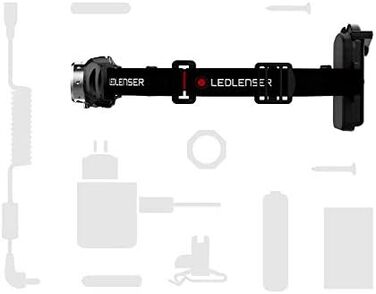 Ліхтар налобний Ledlenser H3.2, LED, фокусування, 120 лм, диммер, дальність 100 м, 3xAAA, батарейки в комплекті