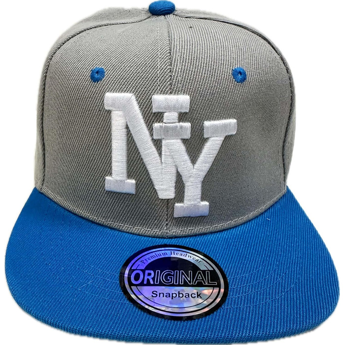 Кепка Snapback USA з графіті стилем, сіро-бірюзова, універсальний розмір