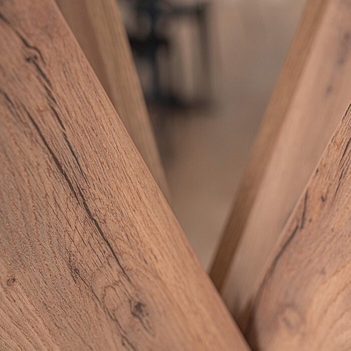 Emma, Coat Rack, Rustic Oak, Made In Italy