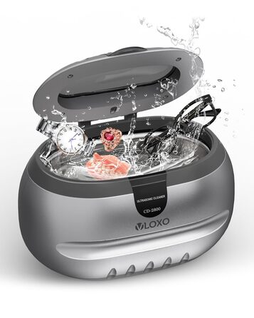 Ультразвукова мийка VLOXO 600мл, 42 кГц – для ювелірних виробів, інструментів, протезів, годинників, нержавіюча сталь, 50W