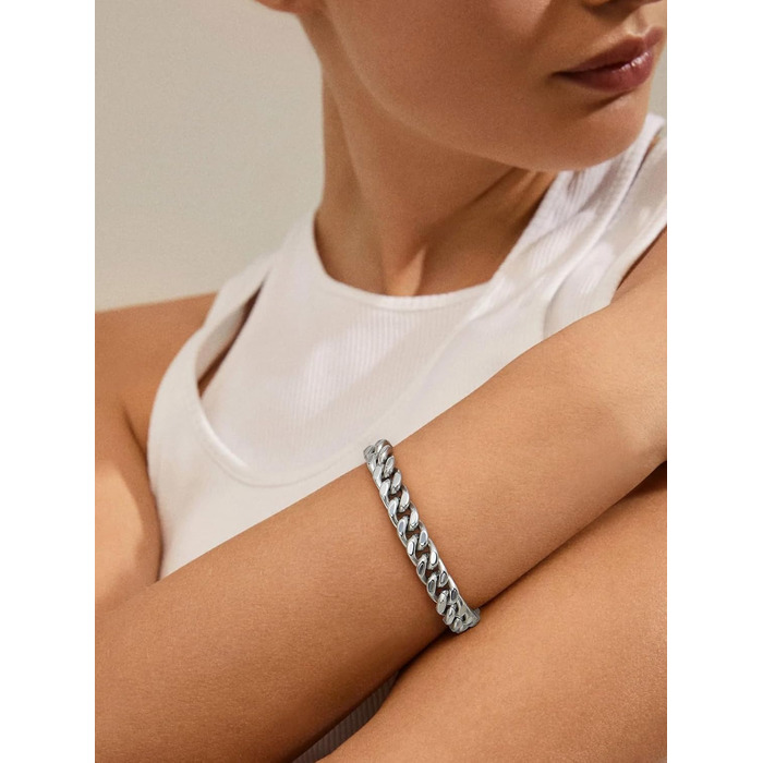 Чоловіча ланцюжок Panzerkette Miami з нержавіючої сталі Bestyle, 21 см, 9 мм | з подарунковою коробкою