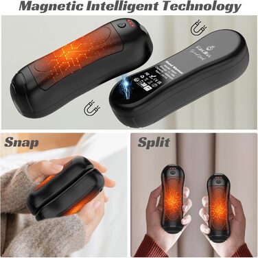 Електричний грілка для рук FANDLISS 6000 mAh USB, 2 шт. - для кемпінгу, на вулицю, на подарунок