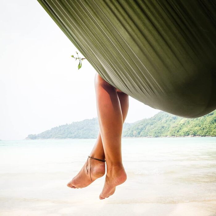 Гамак з москітною сіткою та тентом 300 кг, кемпінговий гамак-намет, ремені для кріплення, набір для біваку, ультралегкий 275x140 см