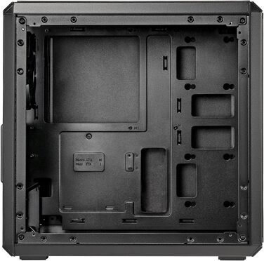 Корпус Cooler Master MasterBox Q300L V2 Mini-Tower Micro-ATX з USB 3.2 Gen 2x2, 120 мм вентилятор, загартоване скло, чисте кабельне прокладання та кілька варіантів охолодження