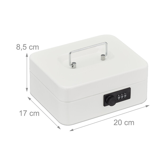 Relaxdays Combination Lock Cash Box