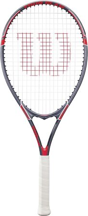 Тенісний ракетка Wilson Tour Slam для дорослих. Розмір ручки 3 - 4 3/8' зелено/чорна (Grip Size 3 - 4 3/8', червона / сіра)