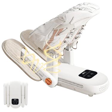 Електрична сушарка для взуття Herbst з 4 тримачами, таймером та 2 швидкостями для чобіт, лижних черевиків, шкарпеток та рукавичок