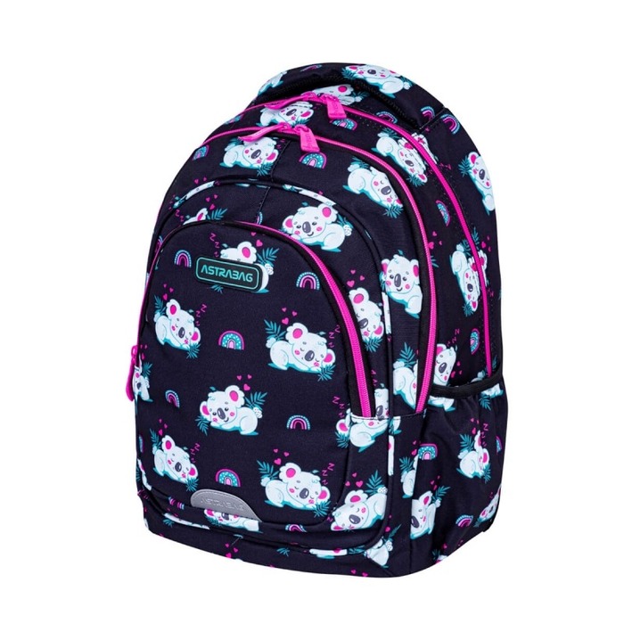 Багатофункціональний шкільний рюкзак AstraBag (20 л) — білий, чорний, синій, рожевий