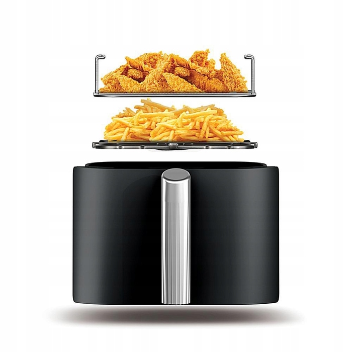 Аерофритюрниця Ninja Double Stack 7,6 л SL300EU, чорна