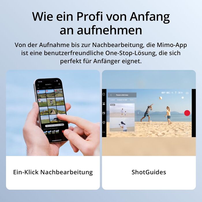 DJI Osmo Mobile 7 - Стабілізатор для смартфона з інтегрованим штативом, 3-осьовий, ActiveTrack 7.0, ShotGuides, 10 годин роботи