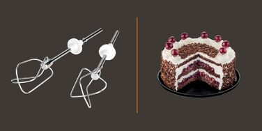 KRUPS 3 MIX 7000 Hand Mixer F60814 | 500W | Ergonomic mixer handle, variable speed control | Turbo & eject button | Stainless steel whisks & dough hooks | White Single