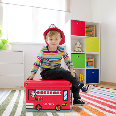 Relaxdays Foldable Toy Box with Storage Space