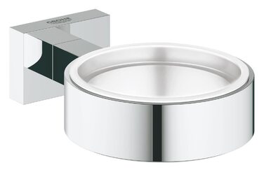 Тримач для склянки або мильниці Grohe Essentials Cube, квадратний, окремий