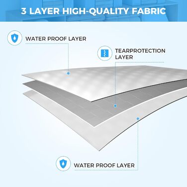 Контейнер для зберігання одягу та взуття Oak & Tea 90L з прозорим віконцем, водонепроникний, 60x43x35 см